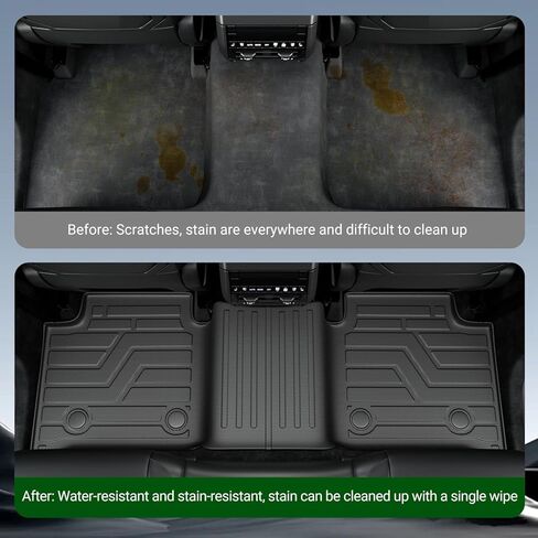 حصيرة مسند الظهر xipoqix Cargo Liner متوافقة مع 2011-2021 Jeep Grand Cherokee Cargo Mat TPE استبدال واقي المقعد الخلفي لملحقات Jeep Grand Cherokee 2011-2021 (حصيرة صندوق السيارة + حصيرة مسند الظهر) in Kuwait