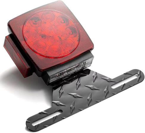 Trailer License Plate Holder Aluminum Heavy-Duty Bracket Holder Trailer License Plate Bracket Frame for Trucks Trailers RVs Boats 1 Pack Universal License Plates with Mounting Screws Caps（Black） in Saudi Arabia