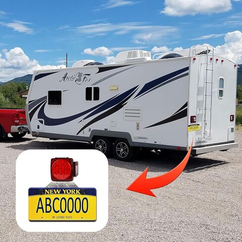 Trailer License Plate Holder Aluminum Heavy-Duty Bracket Holder Trailer License Plate Bracket Frame for Trucks Trailers RVs Boats 1 Pack Universal License Plates with Mounting Screws Caps（Black） in Saudi Arabia
