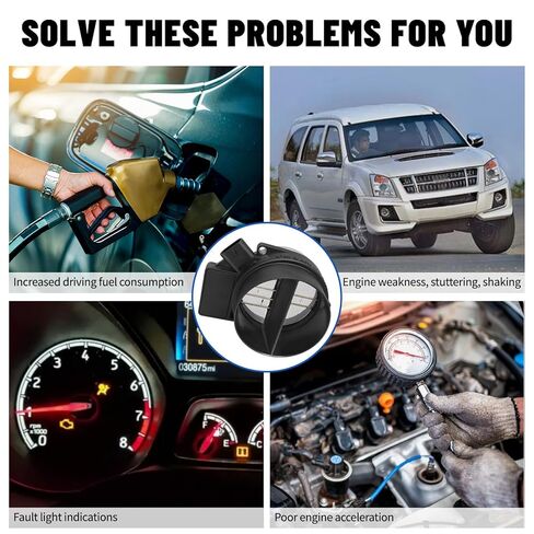 AF10043 Mass Air Flow Sensor Replacement for Chevy Silverado Suburban Tahoe GMC Sierra Yukon Eldorado Escalade Replace 25318411, 25168491, 2134160 in Kuwait