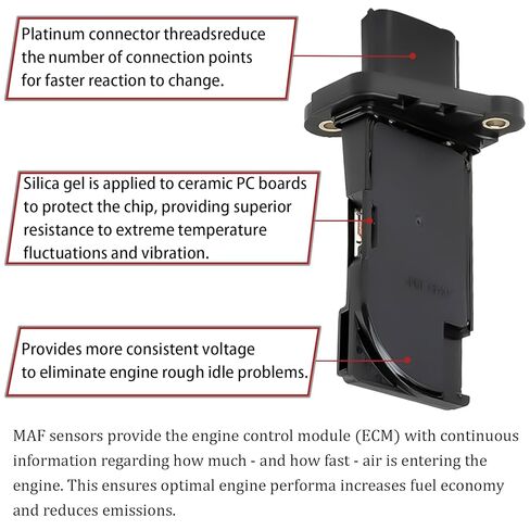 Mass Air Flow Sensor Meter MAF Compatible with 2013 2014 2015 Nissan Altima Replacement for 22680-1MG0A in Saudi Arabia