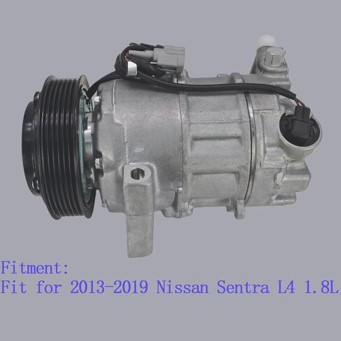 Air Conditioner A/C Compressor With Belt Fit for 2013-2019 Nissan Sentra L4 1.8L Replace 92600-3SH0A 92600-3SH1A in Saudi Arabia