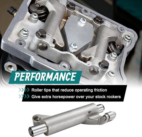 MoKitDora Roller Rocker Arms Shafts Set for Harley 1984-2017 EVO Twin Cam Big Twin 1986-2024 Sportster XL Dyna Softail Touring in Saudi Arabia