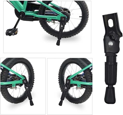 Bike Kickstand 12 16 inch Wheel,Adjustable Rear Mount Bicycle Kickstands,Universal Child Kick Stand for 12"-16" Wheel (Kickstand for 12 16 inch Kids Bike) in Saudi Arabia