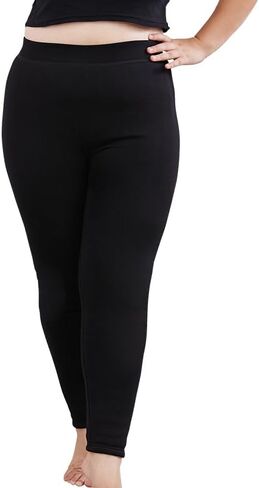 Women's Plus-Size 100% Wool Thermal Pants - Sizes XL-5XL, Fits Up to 90kg in Saudi Arabia