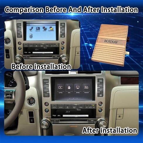 Linux System for Lexus GX460 2009 2010 2011 2012 2013 CarPlay Android Auto Mirror Link Support for Original Car Radio Function Reverse Camera Free Switching with OEM System in Saudi Arabia