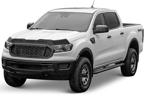 Hooke Road Ranger Hood Protector Stone Guard Bug Deflector with Amber Lights for Ford Ranger 2019 2020 2021 2022 2023 in Saudi Arabia