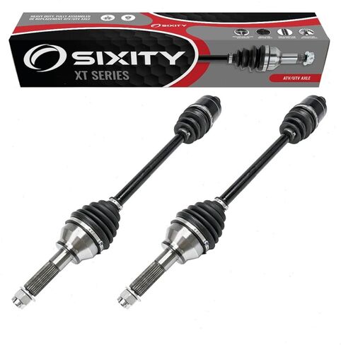 2 pc Sixity XT Rear Left Right Axles compatible with Polaris Ranger 1000 EPS Premium Crew 570-4 XP 20th Anniversary High Lifter Edition Northstar HVAC Trail Boss Ultimate Texas 900 2019-2021 in Saudi Arabia