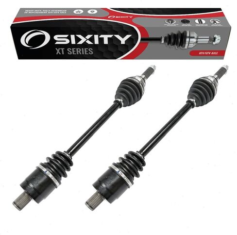 2 pc Sixity XT Rear Left Right Axles compatible with Polaris Ranger 1000 EPS Premium Crew 570-4 XP 20th Anniversary High Lifter Edition Northstar HVAC Trail Boss Ultimate Texas 900 2019-2021 in Saudi Arabia