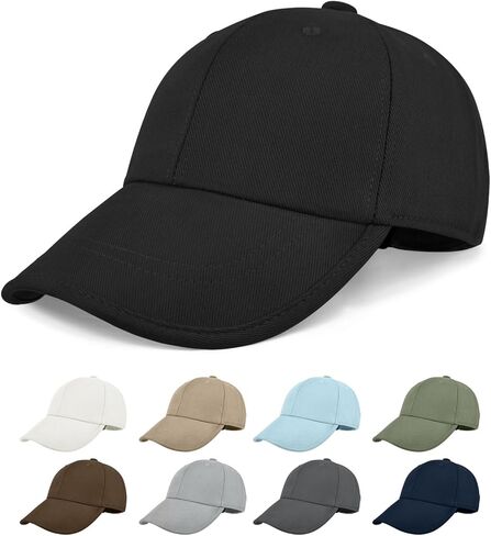 Baseball Cap Men Women Golf Dad Hat Plain Cap Adjustable Classic Low Profile Cotton Hat for Running Workouts in Saudi Arabia