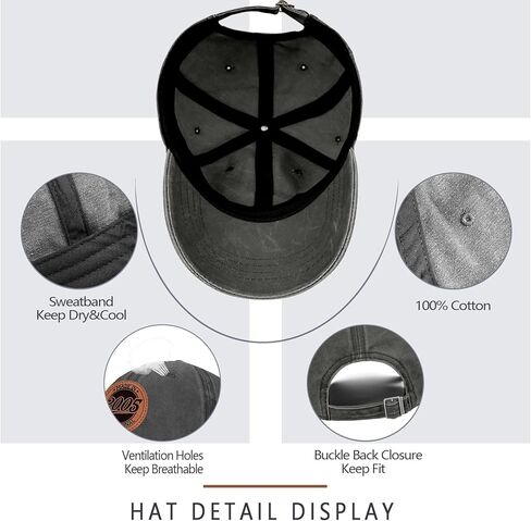 21st Birthday Gifts for Him Birthday Decorations Men Males 21 Year Old Birthday Gifts for Son 100% Cotton Hat in Saudi Arabia