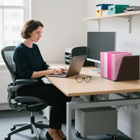 24 Pack Pink File Folders Letter Size,1/3 Cut Tab Decorative Manilla Folders with Gradient Design,Pink Office Supplies for Organizing,Paper Pocket Folder Easy Storage Home Classroom Office in Kuwait