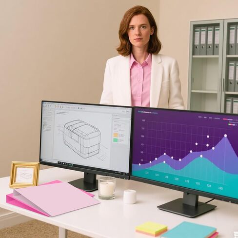 24 Pack Pink File Folders Letter Size,1/3 Cut Tab Decorative Manilla Folders with Gradient Design,Pink Office Supplies for Organizing,Paper Pocket Folder Easy Storage Home Classroom Office in Kuwait