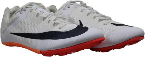 حذاء Nike Zoom Rival Sprint Athletics Sprinting Spikes أبيض/سبج-قرمزي ساطع 10.5 للرجال US/12 WMNS US in Saudi Arabia