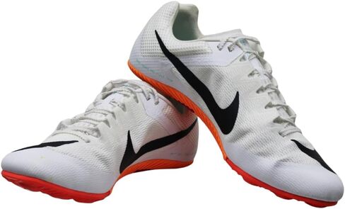 حذاء Nike Zoom Rival Sprint Athletics Sprinting Spikes أبيض/سبج-قرمزي ساطع 10.5 للرجال US/12 WMNS US in Saudi Arabia