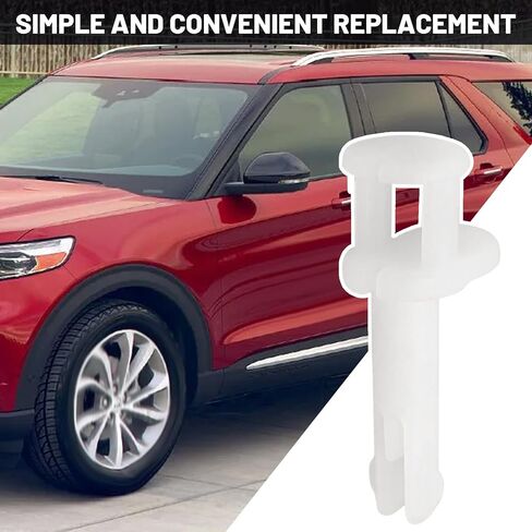 MDEOOSKY GB5Z-5806056 قطعتان من دبابيس تثبيت حزام فحص صندوق القفازات، بديل لسيارة Ford Explorer 2013 2014 2015 2016 2017 2018، يستبدل GB5Z-5806056-A in Saudi Arabia