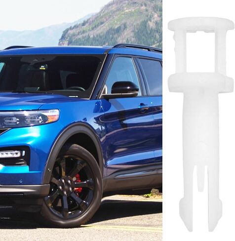 MDEOOSKY GB5Z-5806056 قطعتان من دبابيس تثبيت حزام فحص صندوق القفازات، بديل لسيارة Ford Explorer 2013 2014 2015 2016 2017 2018، يستبدل GB5Z-5806056-A in Saudi Arabia