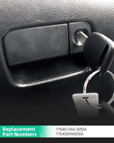 77540-S9A-G01ZA Glove Box Lock Assembly, Fit for Honda CR-V 2002 2003 2004 2005 2006 and for Element 2003 2004 2005 2006 2007 in Kuwait