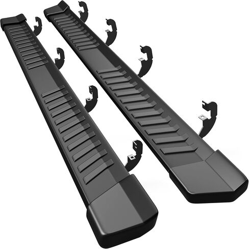 AUTOSAVER88 6 Inch Running Boards Compatible with Chevy Silverado/GMC Sierra 2019-2026 1500, 2020-2026 2500HD 3500HD Crew Cab, Step Pad Design, Stainless Steel Side Steps Nerf Bar in Saudi Arabia