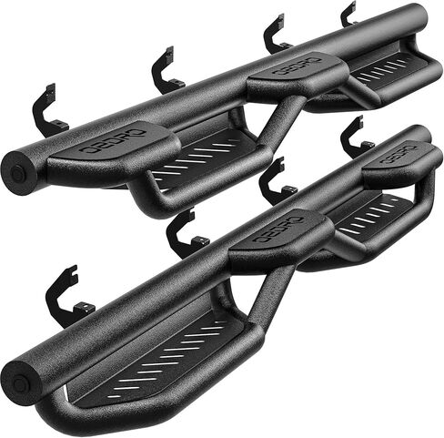 OEDRO Wheel to Wheel Running Boards Compatible with 2019-2026 Chevy Silverado/GMC Sierra 1500 Crew Cab, 2020-2026 2500HD 3500HD (Excl. 2019 1500 LD/Limited), Bed Access Side Steps Steel Nerf Bars in Saudi Arabia