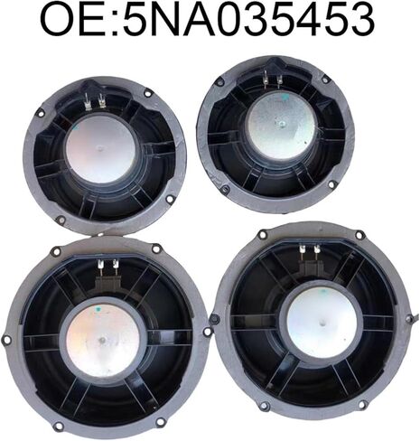 Car Audio Subwoofer Replacement Part Compatible with Tiguan 2 II 2017 2019 OEM Number 5NA035454 5NA035453 Plastic Metal Material(Back) in Saudi Arabia