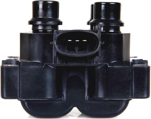 ENA Set of 2 Ignition Coil with 8 Platinum Spark Plug and Blue Wire Set Compatible with Lincoln Mark VIII 4.6L V8 Replacement for FD487 in Saudi Arabia