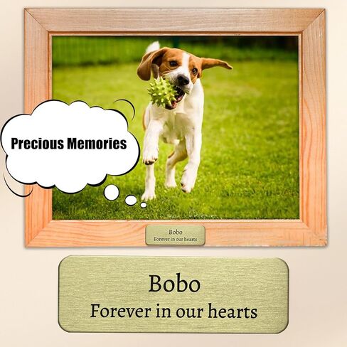 لوحة اسم منقوشة مخصصة، لوحة إطار من النحاس الصلب المصقول مخصصة مع دعامة لاصقة أو براغي لملصق الاسم أو العلامة الفنية، 3 بوصة عرض × 1 بوصة ارتفاع in Kuwait