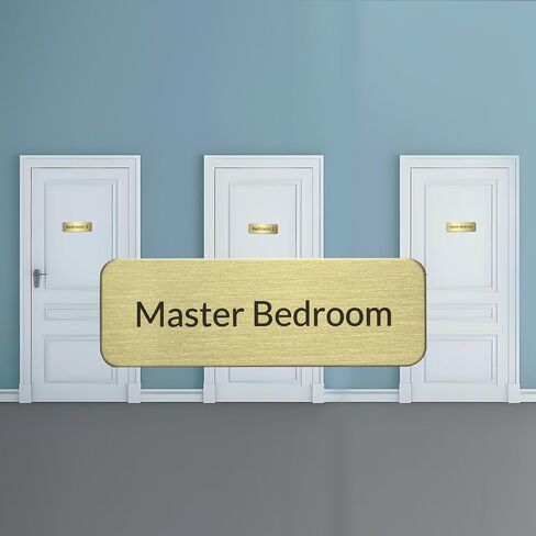 لوحة اسم منقوشة مخصصة، لوحة إطار من النحاس الصلب المصقول مخصصة مع دعامة لاصقة أو براغي لملصق الاسم أو العلامة الفنية، 3 بوصة عرض × 1 بوصة ارتفاع in Kuwait