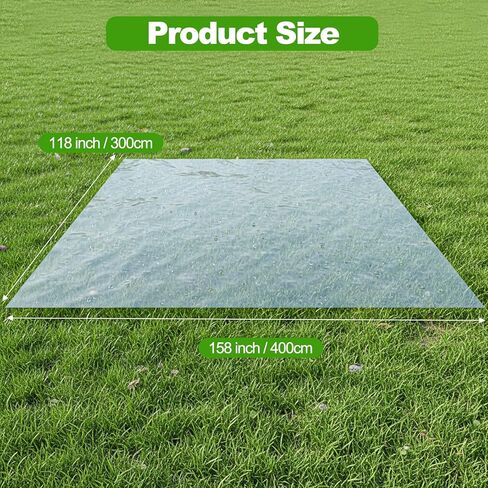 Foraineam 3 Pack Plastic Covers for Furniture, Waterproof & Dustproof Sofa Storage Covers, 118" x 158" Extra Large Bed Couch Protector Cover Shelter for Moving Protection and Long Term Storage in Saudi Arabia