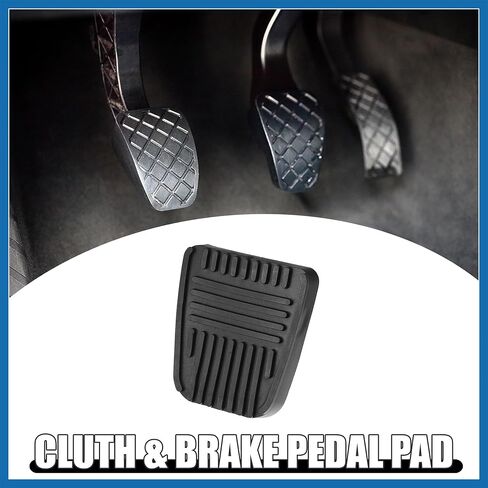 Anti-Slip Clutch Brake Pedal Cover Car Pedal Cover Fit for Toyota 4Runner - Pack of 2 Black Item Replacement in Saudi Arabia