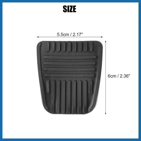 Anti-Slip Clutch Brake Pedal Cover Car Pedal Cover Fit for Toyota 4Runner - Pack of 2 Black Item Replacement in Saudi Arabia