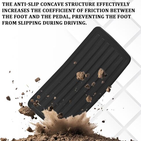 Brake Clutch Pedal Cover, Gas&Brake Pedal Pad Compatible with Honda Accord CR-V Civic Odyssey Pilot Prelude 46545-S84-A81 Manual Replacement Rubber Pad Car Interior Accessories (Black) in Saudi Arabia