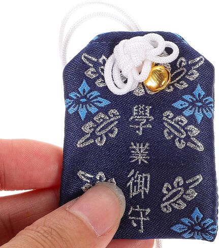 10pcs Japanese Omamori Charm Bags, Traditional Fortune Amulet Sachets with Hanging Loops for Good Luck, Protection & Success in Saudi Arabia