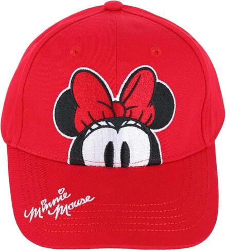 Minnie Mouse Peeking Red Colorway Youth Cap in Saudi Arabia