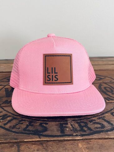 Lil Sis Snapback Hat, Little Sister Gift for Girls, Baby Toddler Kid Adult Women Cap, Pregnancy Announcement Reveal in Kuwait
