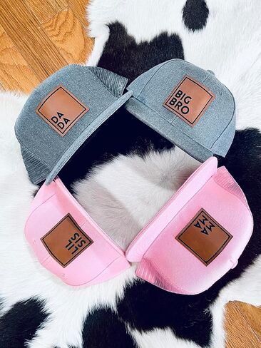 Lil Sis Snapback Hat, Little Sister Gift for Girls, Baby Toddler Kid Adult Women Cap, Pregnancy Announcement Reveal in Kuwait