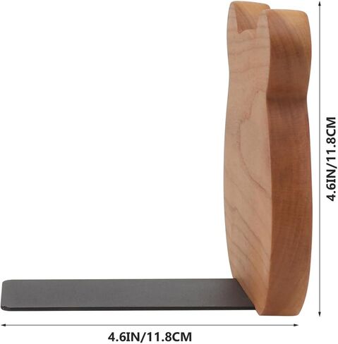 BESTOYARD Little Bear Bookli Decorative Bookends for Kids Cute Bear Design Wooden Bookends for Nursery Bedroom Office 2Pcs in Saudi Arabia