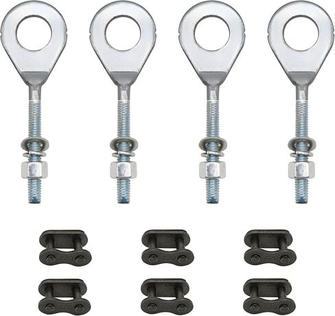 Strongthium 15mm .59" Rear Chain Axle Tensioner Adjuster for Coleman CT200U BT200X Massimo Baja MB165 MB200 MBX10 MBX11 CRF50 XR70 CT70 Predator 212cc 196cc 6.5hp Mini Bike 50cc-125cc Pit Dirt Bike in Saudi Arabia