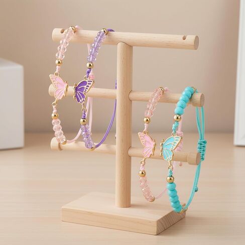 Jeffdad 2Pairs Butterfly Friendship Bracelets, Adjustable BFF Bracelets Best Friend Bracelet for 2, Handmade Charm Friendship Bracelet Jewelry Gifts for Women Couples Friends in Saudi Arabia