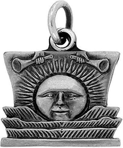 One Moment In Time J49 Necklace Nauvoo Temple Sunstone Silver Tone Alloy Handmade Mormon LDS CTR in Saudi Arabia
