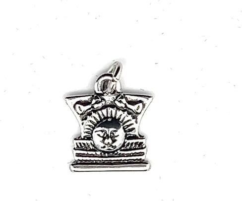 One Moment In Time J49 Necklace Nauvoo Temple Sunstone Silver Tone Alloy Handmade Mormon LDS CTR in Saudi Arabia