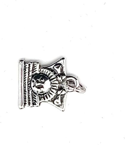 One Moment In Time J49 Necklace Nauvoo Temple Sunstone Silver Tone Alloy Handmade Mormon LDS CTR in Saudi Arabia