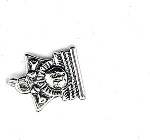 One Moment In Time J49 Necklace Nauvoo Temple Sunstone Silver Tone Alloy Handmade Mormon LDS CTR in Saudi Arabia