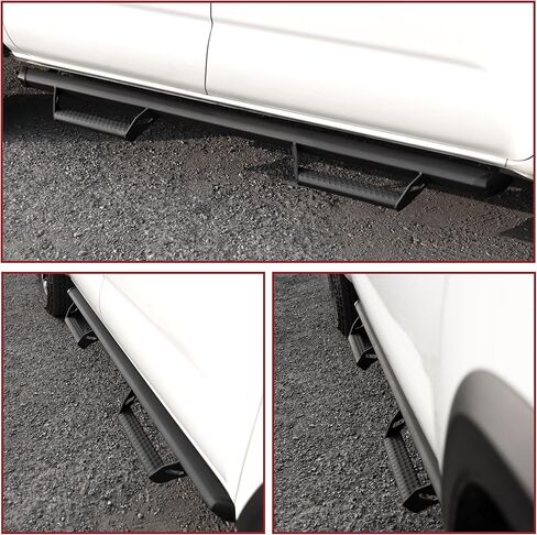 Dermon Drop Down Hoop Style Running Boards for 2005-2023 Toyota Tacoma 2nd 3rd Gen Double Cab Crew Cab 4 Doors Side Steps Step Bars Nerf Bars Aluminum in Kuwait