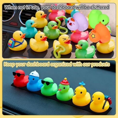 CANIPHA Duck Holder for Jeep Dash,Duck Accessories Decorations Supplies Adjustable Holder, Hook & Loop Design Ducks Not Included Suitable for Dashboards in Saudi Arabia