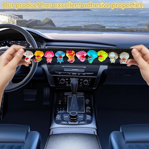 CANIPHA Duck Holder for Jeep Dash,Duck Accessories Decorations Supplies Adjustable Holder, Hook & Loop Design Ducks Not Included Suitable for Dashboards in Saudi Arabia