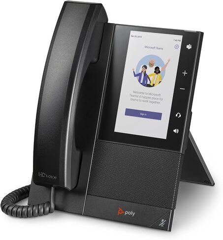 Poly CCX 505 Teams Edition Phone with Handset (Polycom) - Wi-Fi Enabled (Renewed) in Saudi Arabia