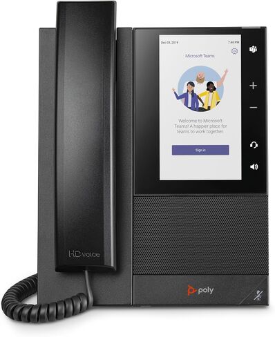 Poly CCX 505 Teams Edition Phone with Handset (Polycom) - Wi-Fi Enabled (Renewed) in Saudi Arabia