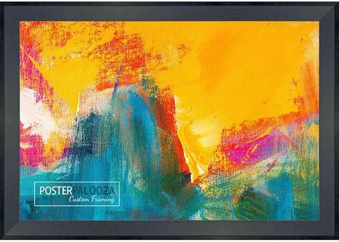 28x40 Black Shadowbox Frame - Shadow Box Frame Interior Size 28x40 x 1.25 Inches Deep - Black Frame Made to Display Items Up to 1.25 Inches Deep Includes Shatter Resistant Acrylic, Backing, Hardware in Saudi Arabia