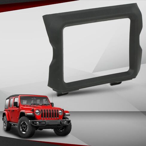 CROSSDESIGN 8.4" Touchscreen Radio Bezel Surround Compatible with 2018-2024 Jeep Wrangler JL Body Style Only in Saudi Arabia